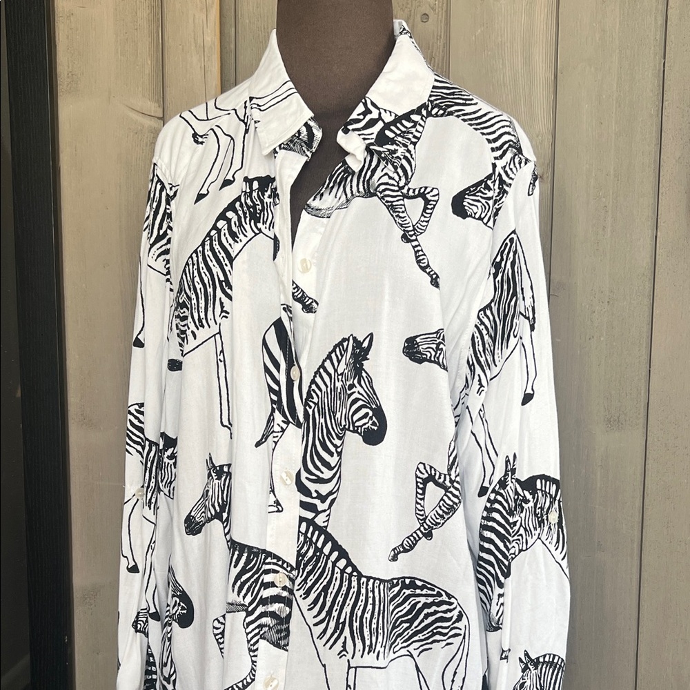 Zebra Print Shirt